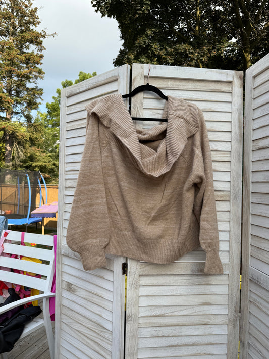 ELOQUII Off Shoulder Sweater