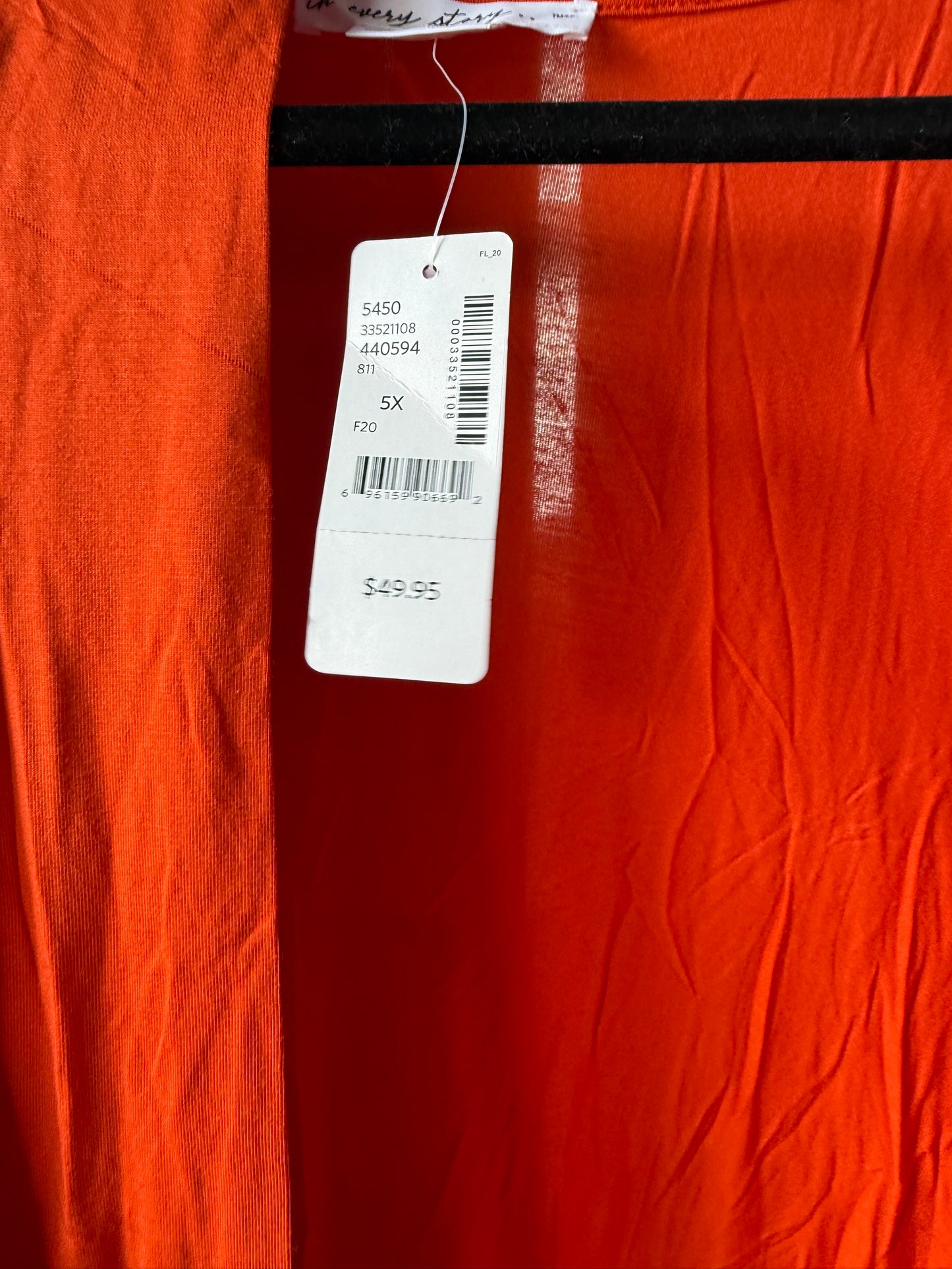 PENN Orange Cardigan
