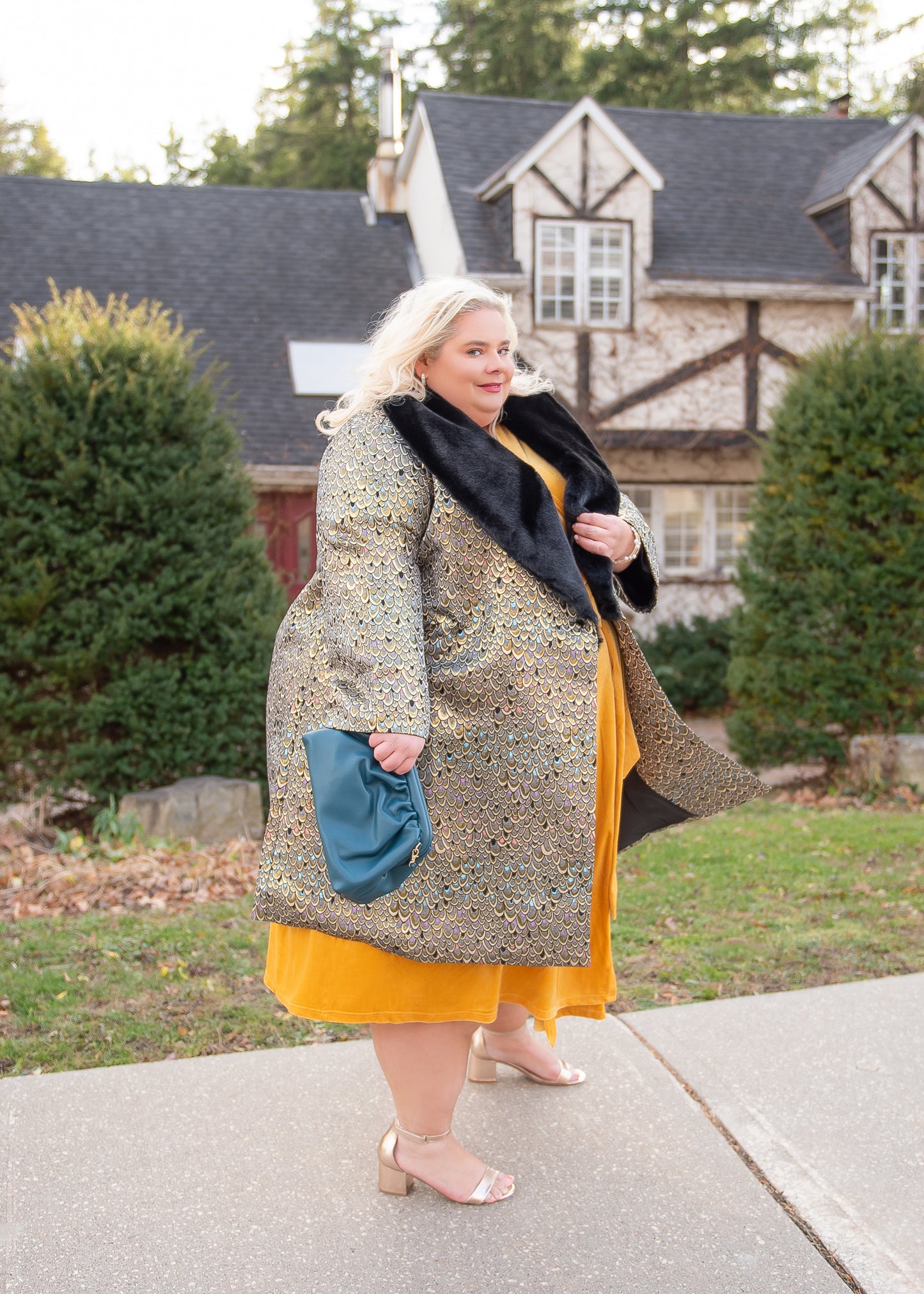 ModCloth Shimmer Dress Coat