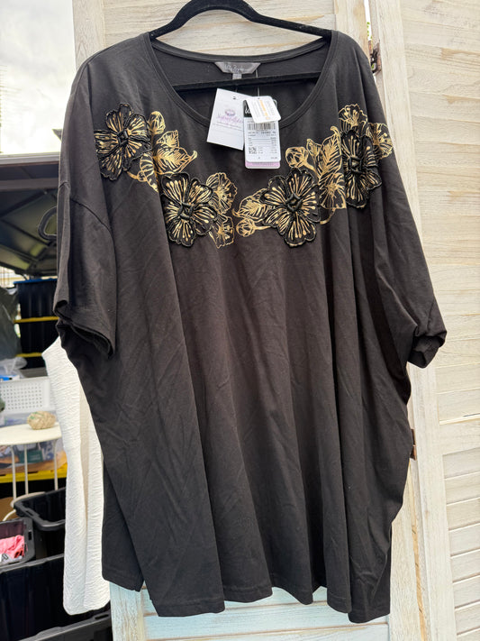 Ulla Popken Embroidered Tshirt