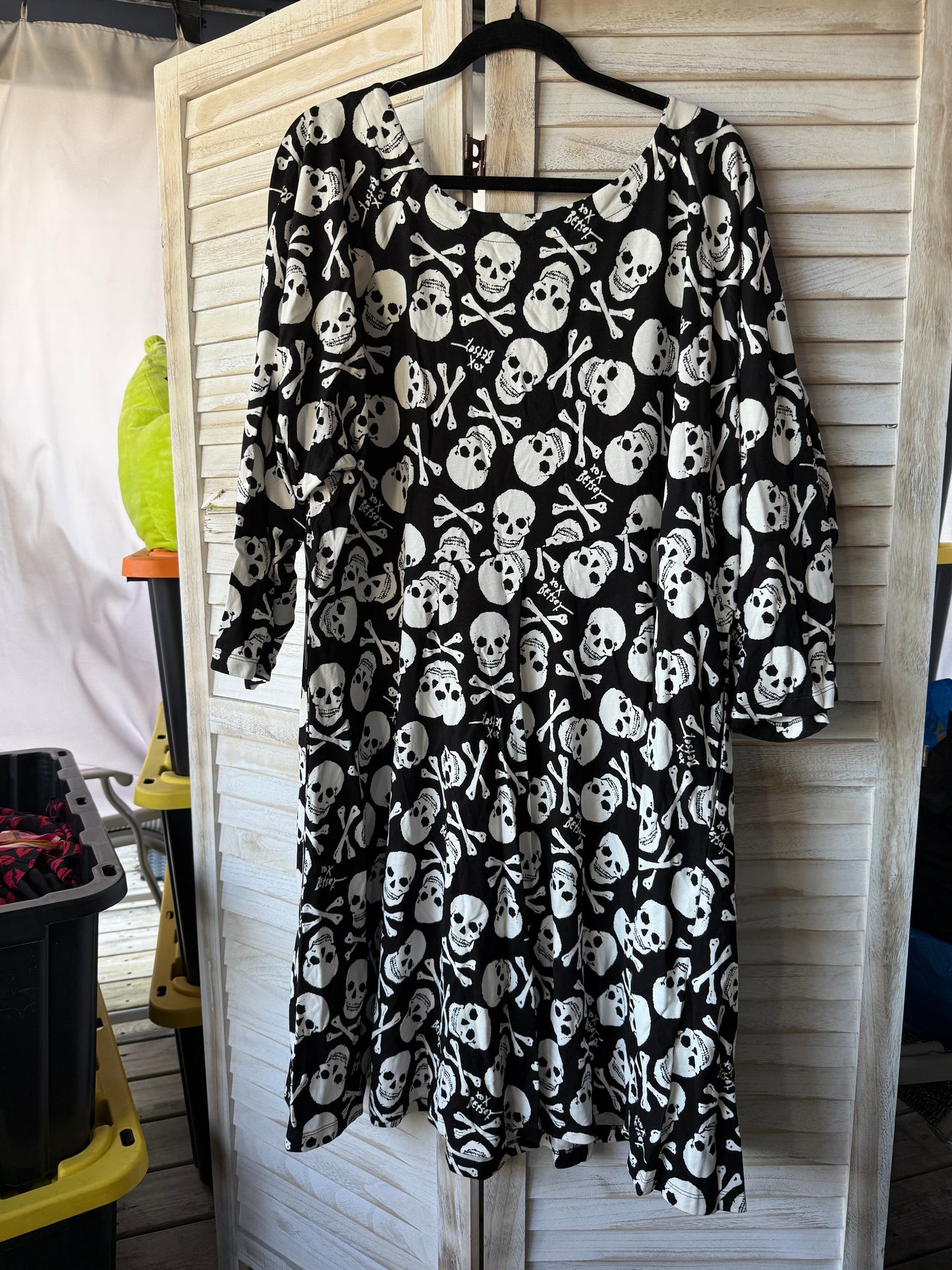 Torrid x Betsey Johnson Skull Skater Dress