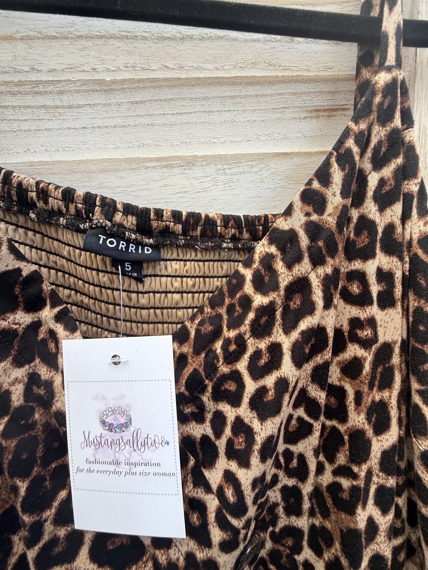 Torrid Animal Print Dress