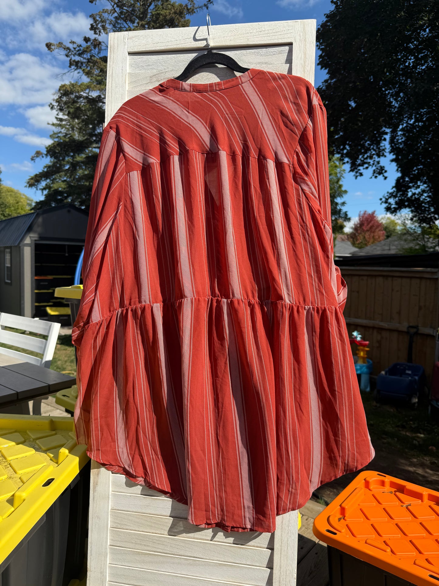 Torrid Rust Button Up Blouse