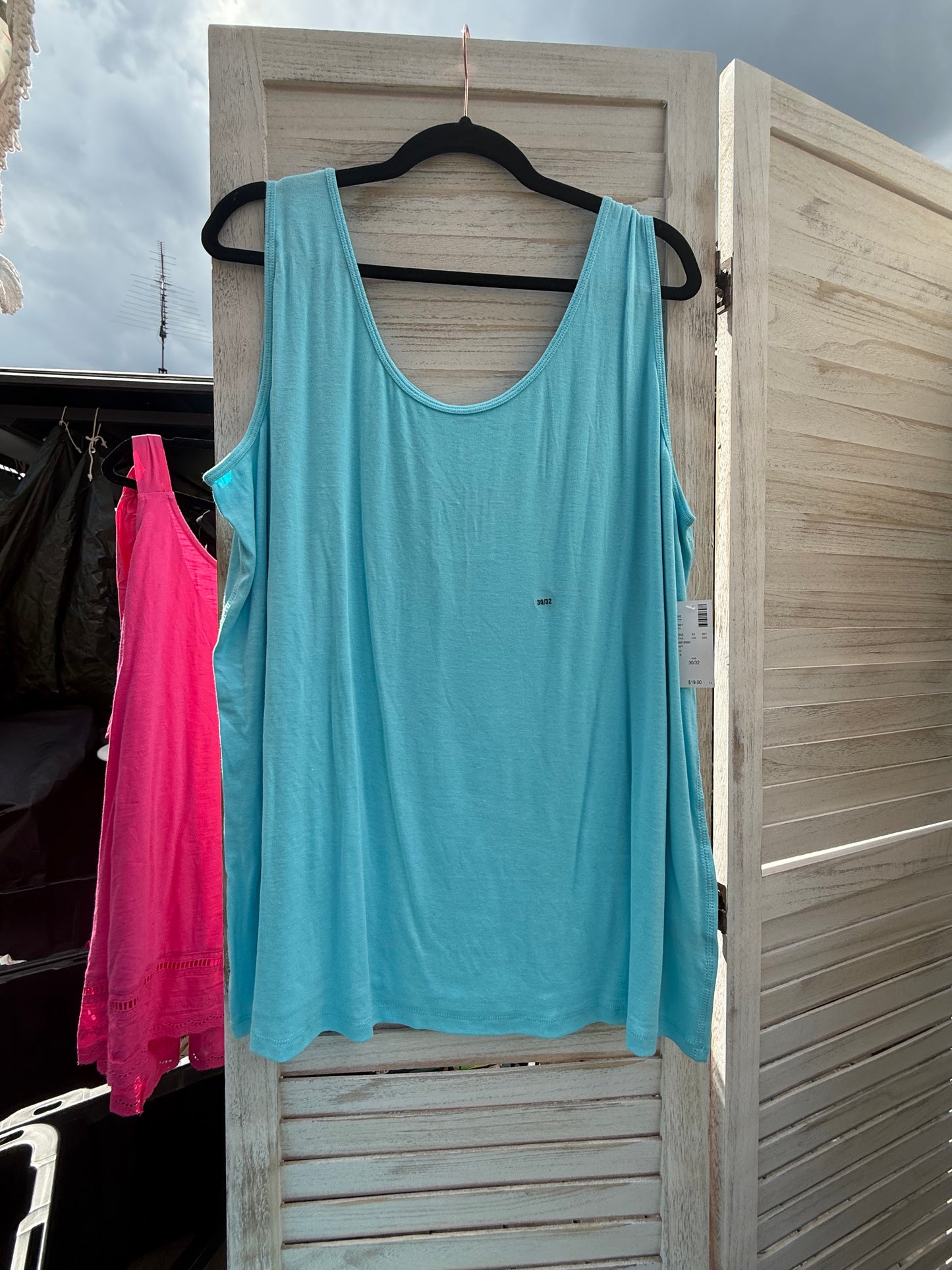Avenue Turquoise Tank Top
