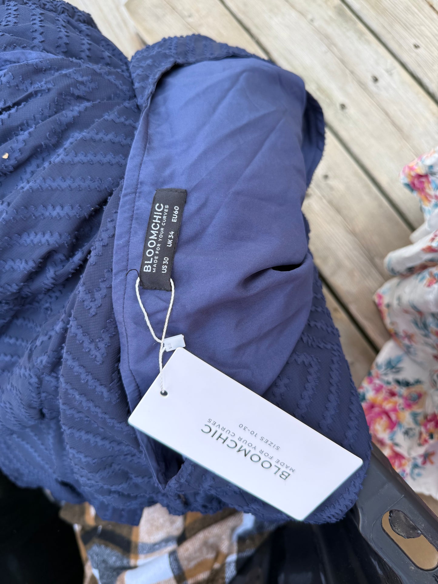 BloomChic Blue Maxi Dress