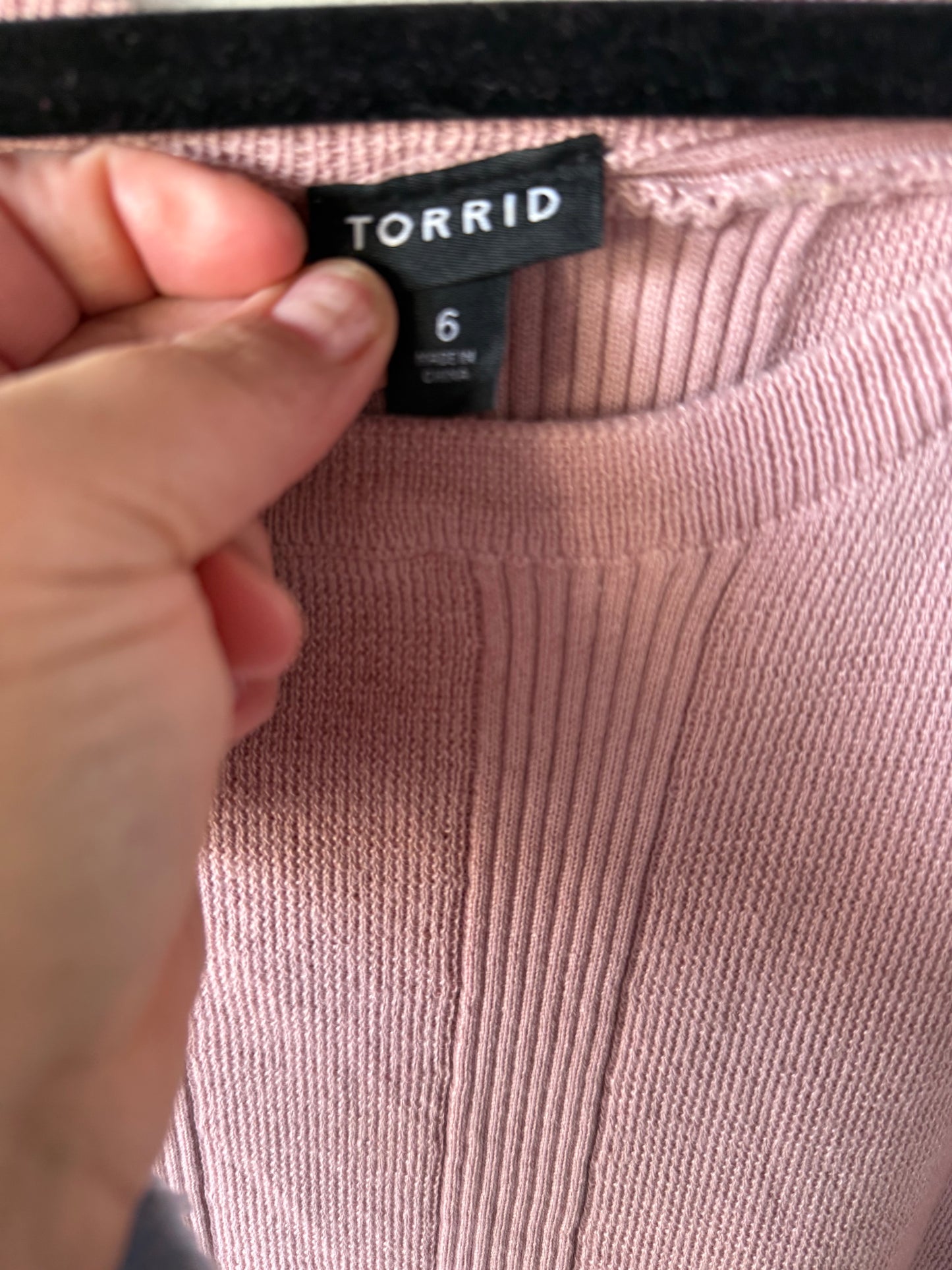 Torrid Pink Sweater Dress