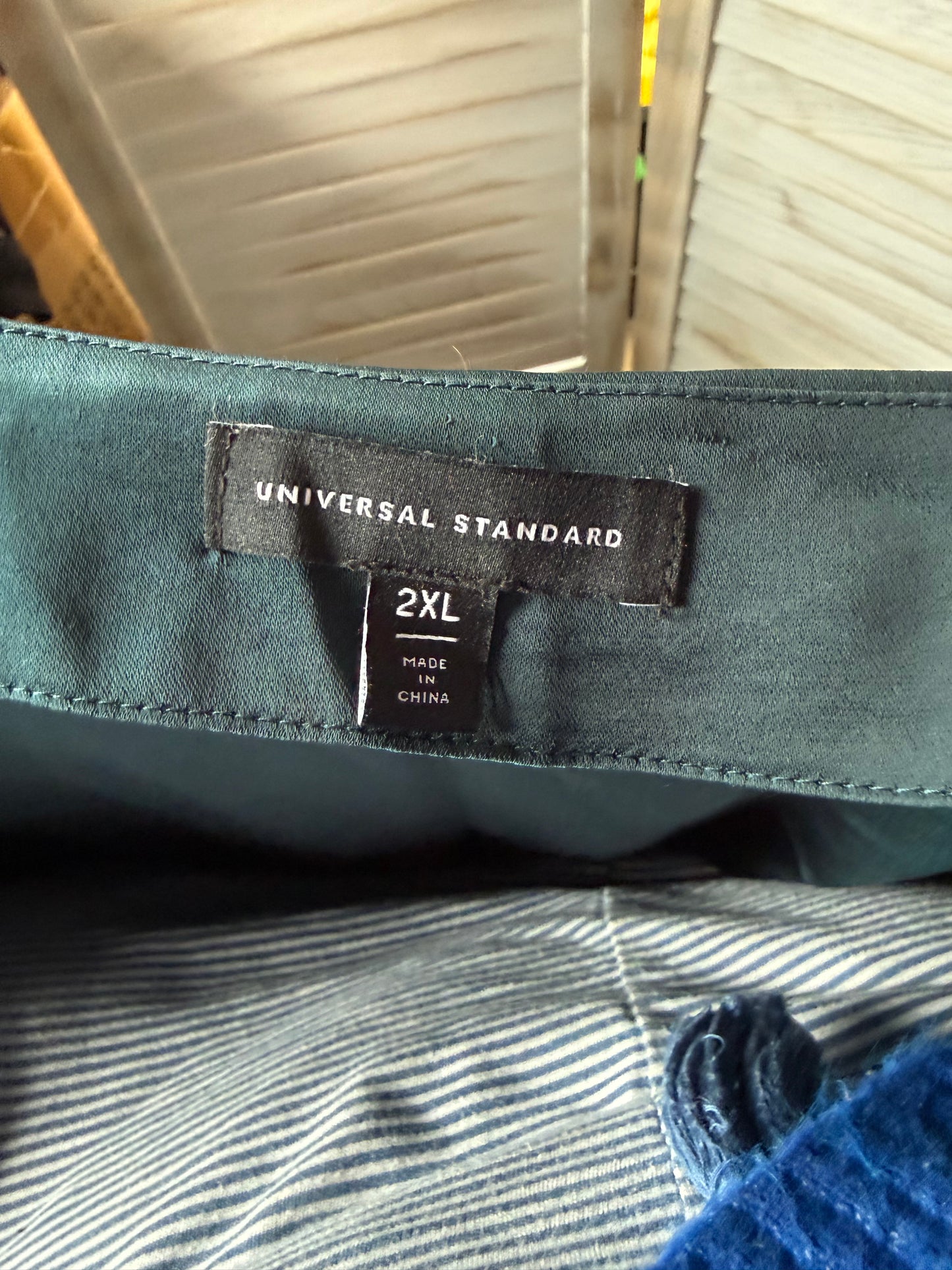 Universal Standard Teal Blouse