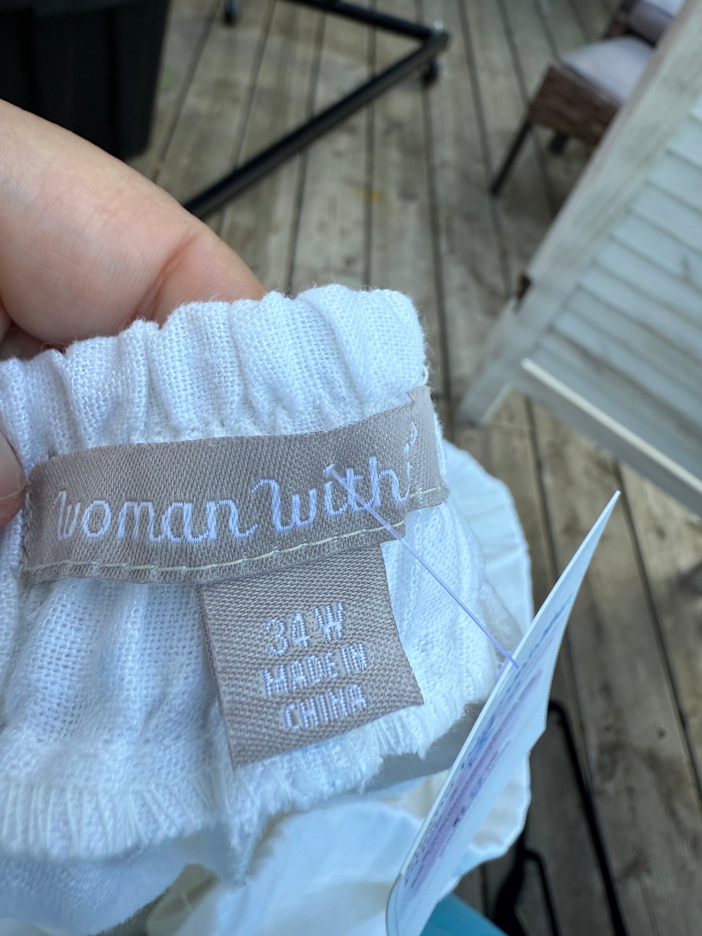 Woman Within Shorts
