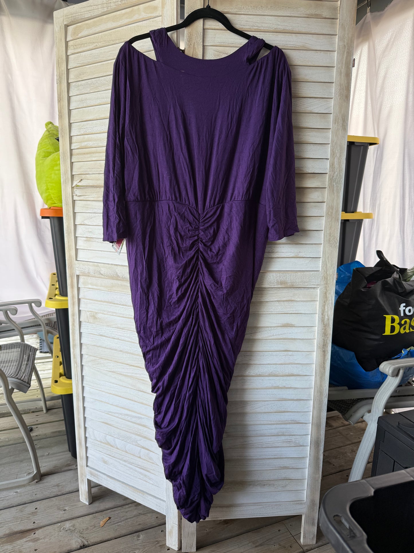 Kiyonna Purple Bodycon Dress