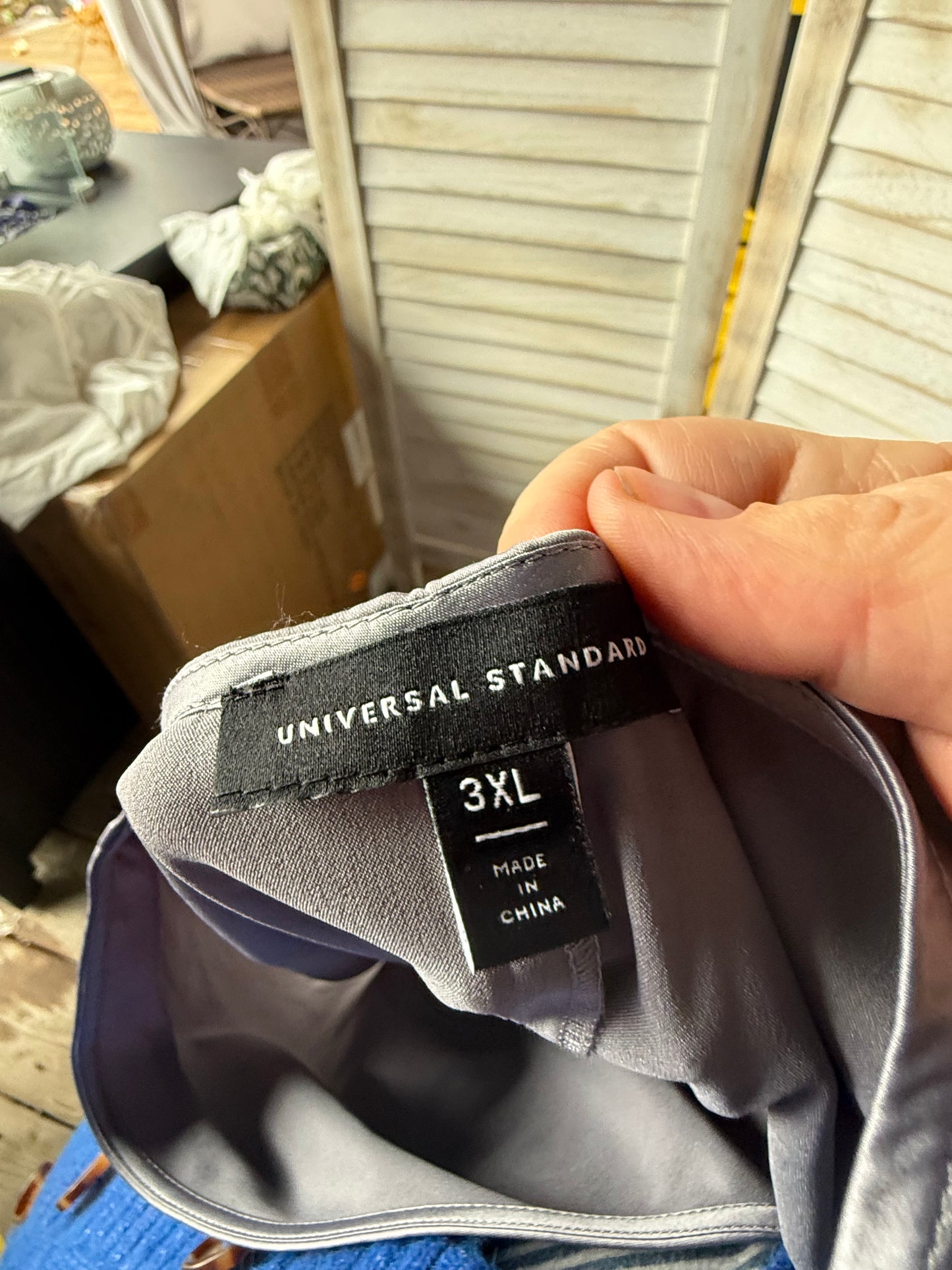 Universal Standard Grey Swing Dress