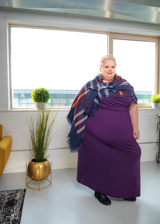 Merri Skye Purple Maxi Dress