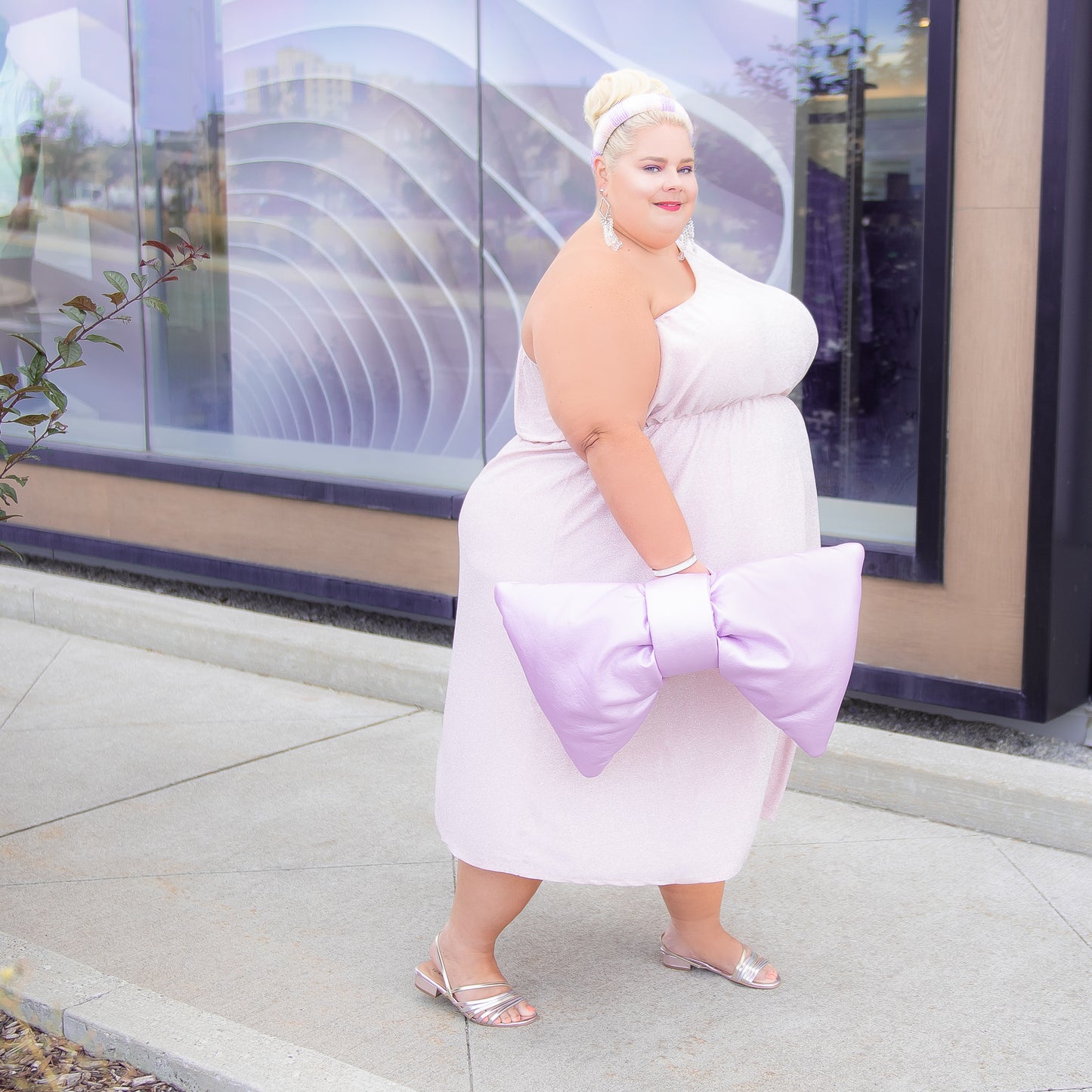 ELOQUII Pink Sparkle Dress
