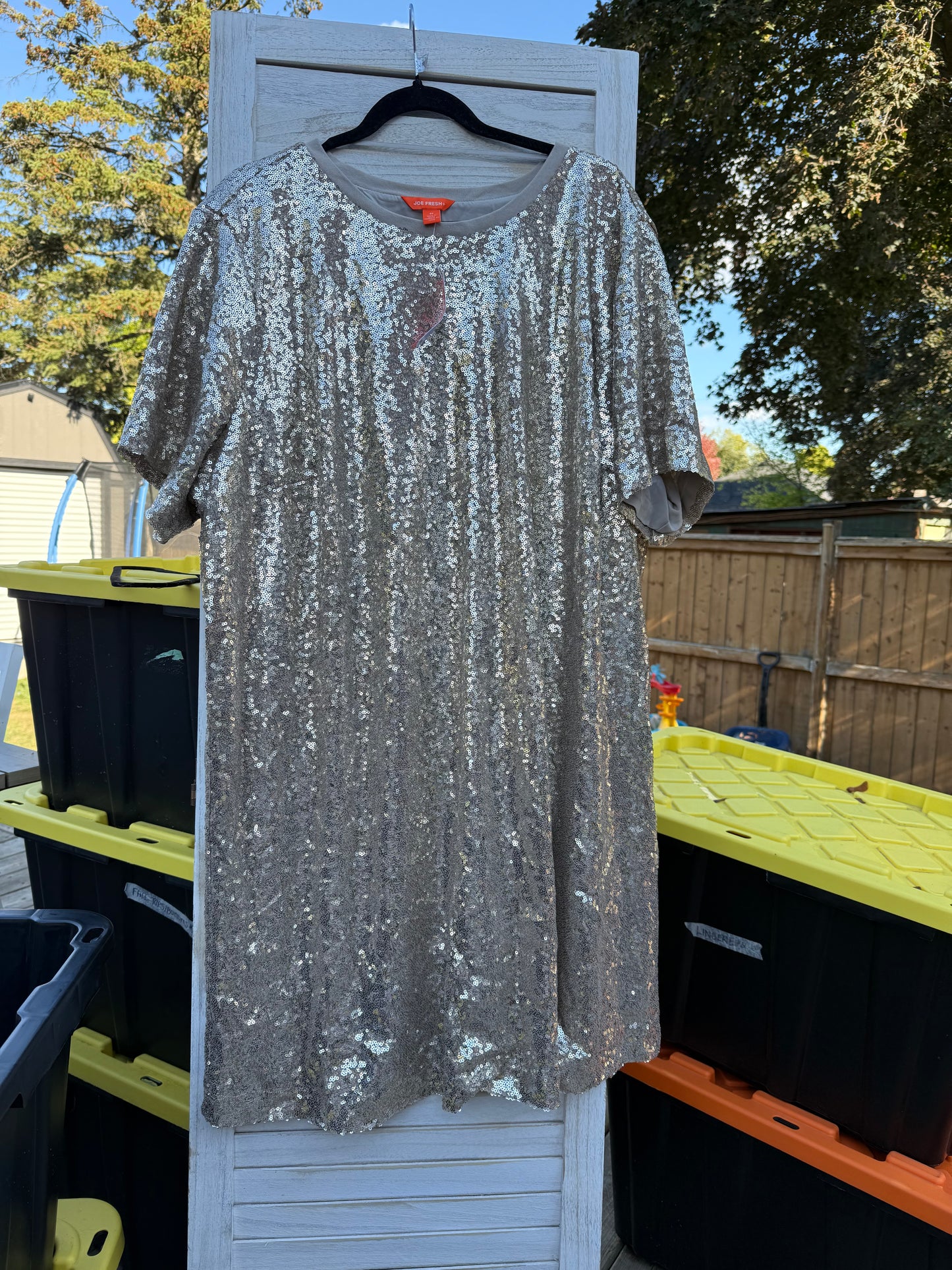 Joe Fresh Sequin Tshirt Dress