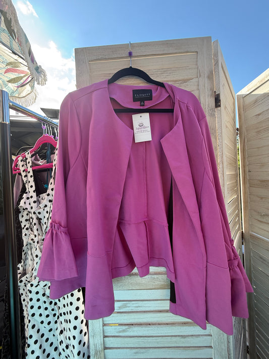 ELOQUII Pink Suit Jacket