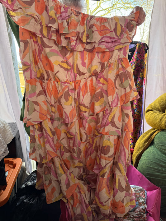 ELOQUII x Melissa Mercedes Ruffle Dress