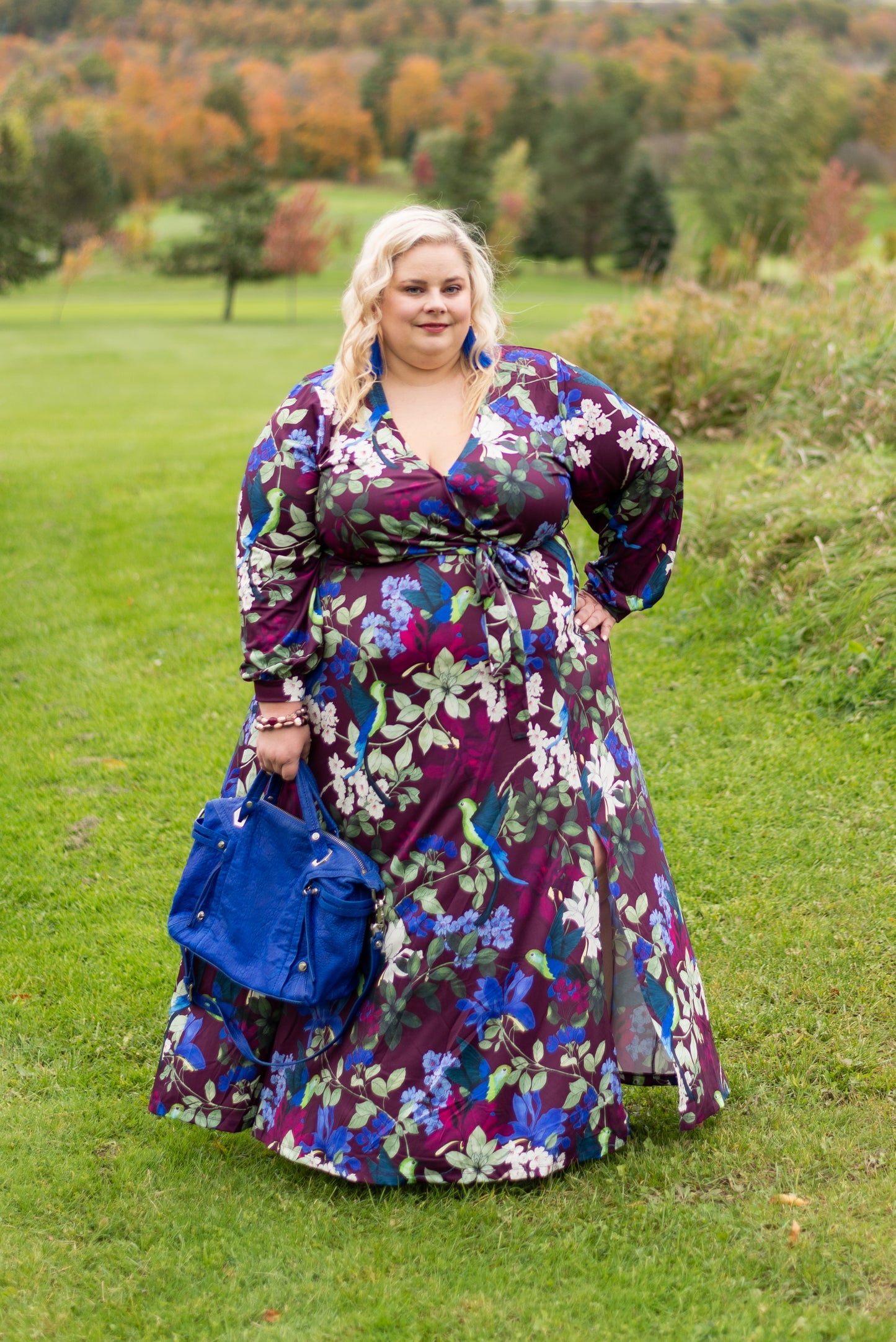 ELOQUII Snake Print Maxi Dress