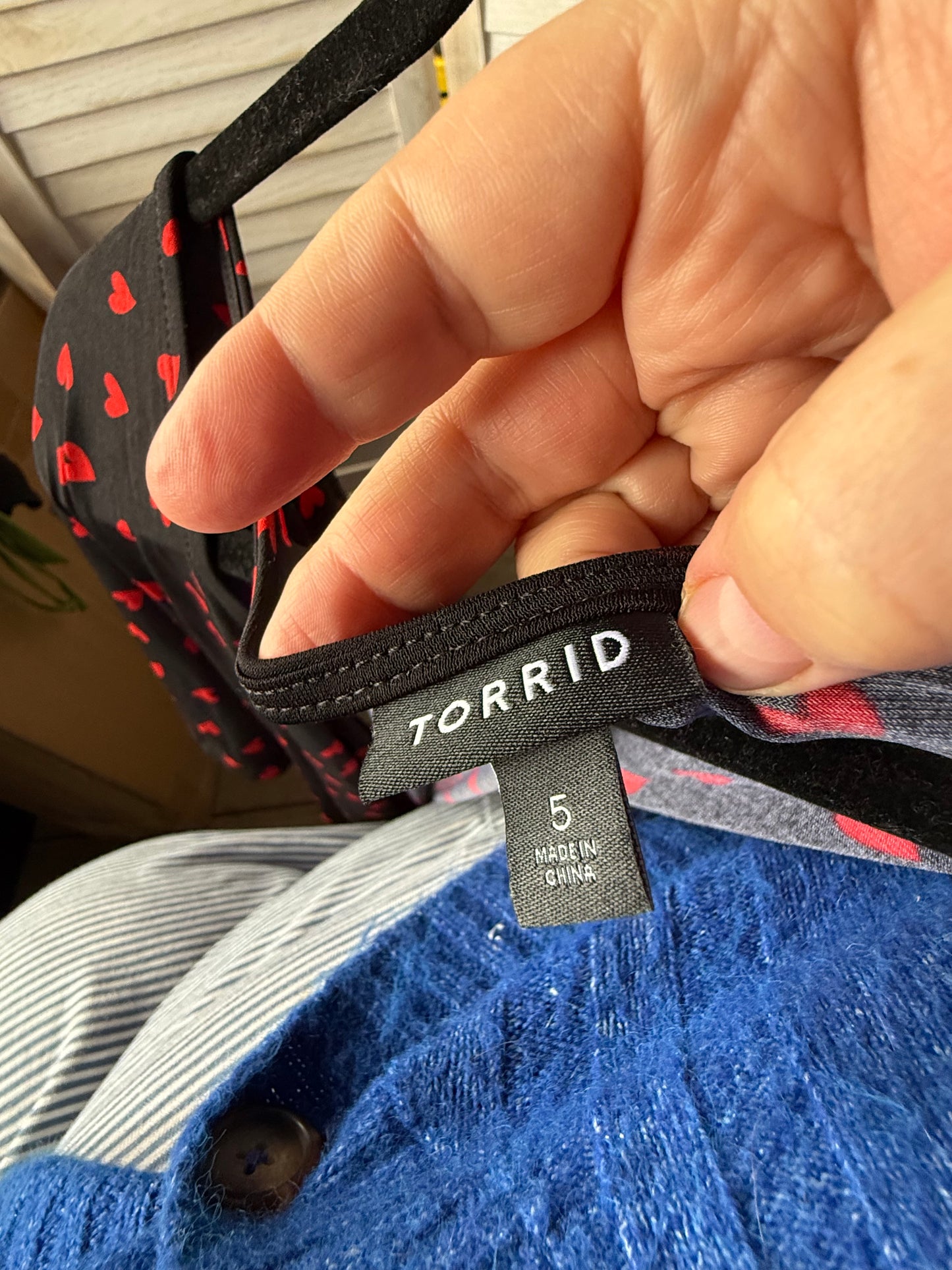 Torrid Heart Print Wrap Top
