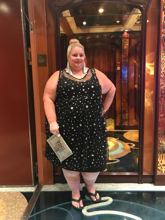 Simply Be Star Mesh Dress