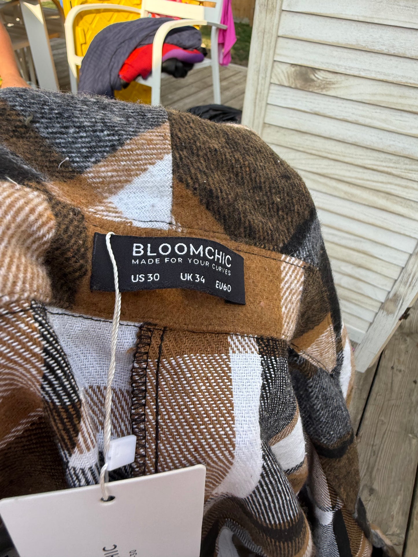 BloomChic Plaid Jacket