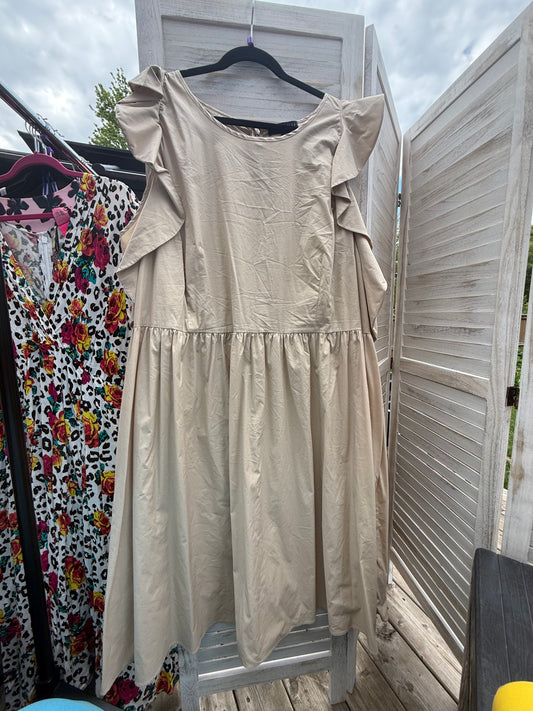 ELOQUII Beige Dress