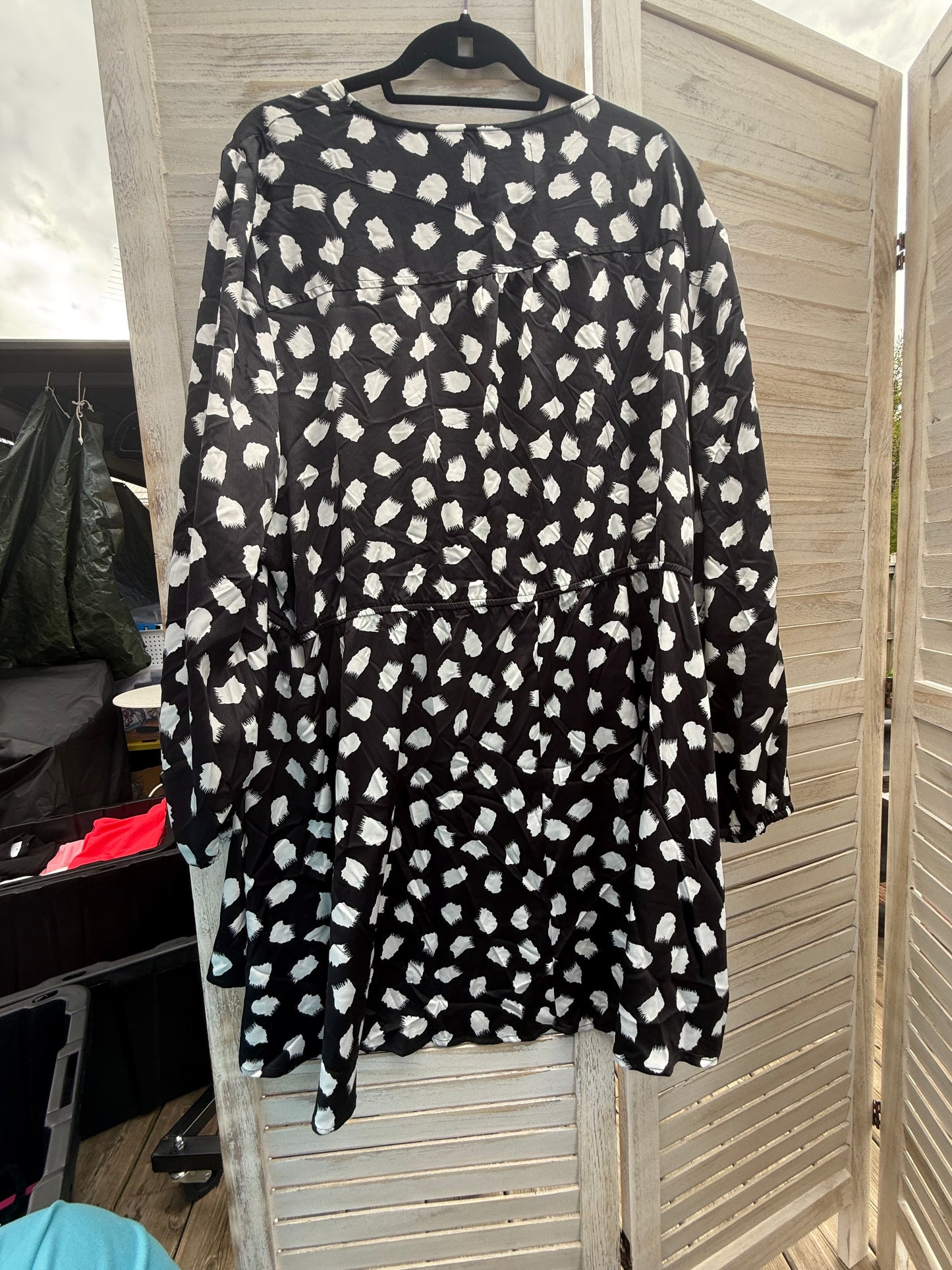 Lane Bryant x IamBeauticurve Polka Dot Blouse