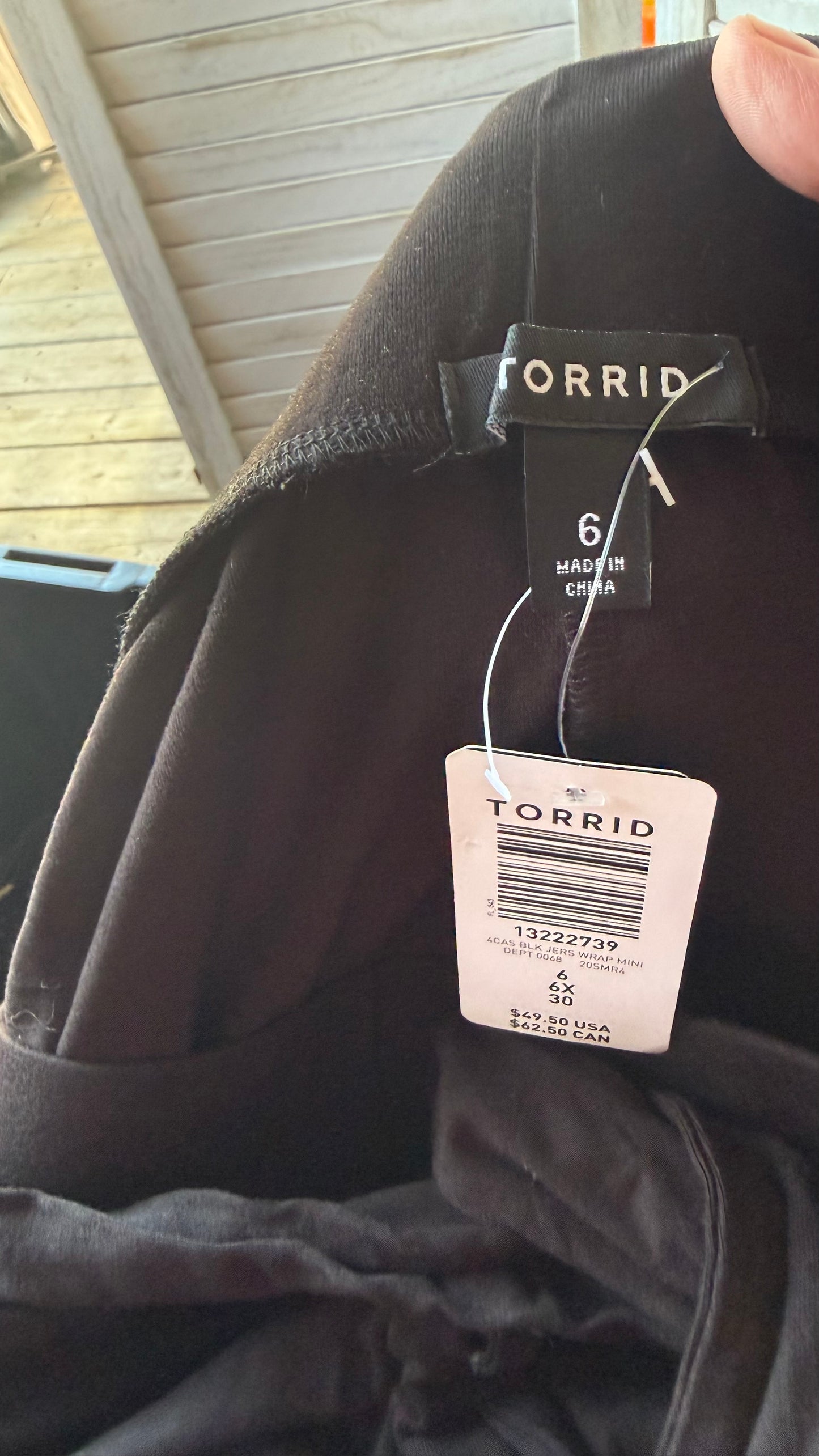 Torrid Black Skort