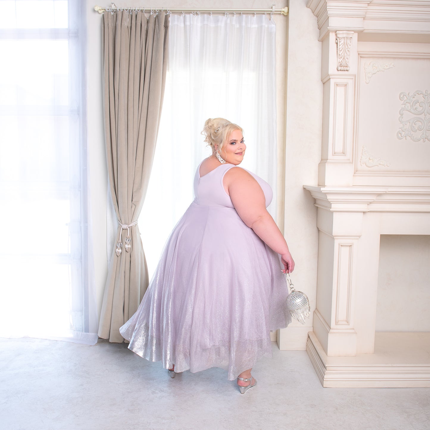 Torrid Lavender Sparkle Dress