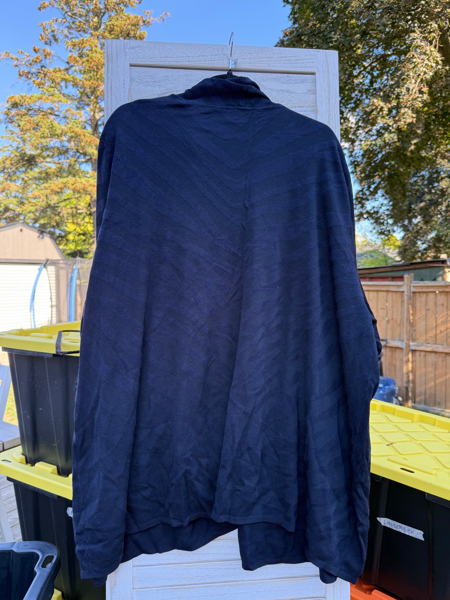 Ulla Popken Navy Dress & Cardigan Set