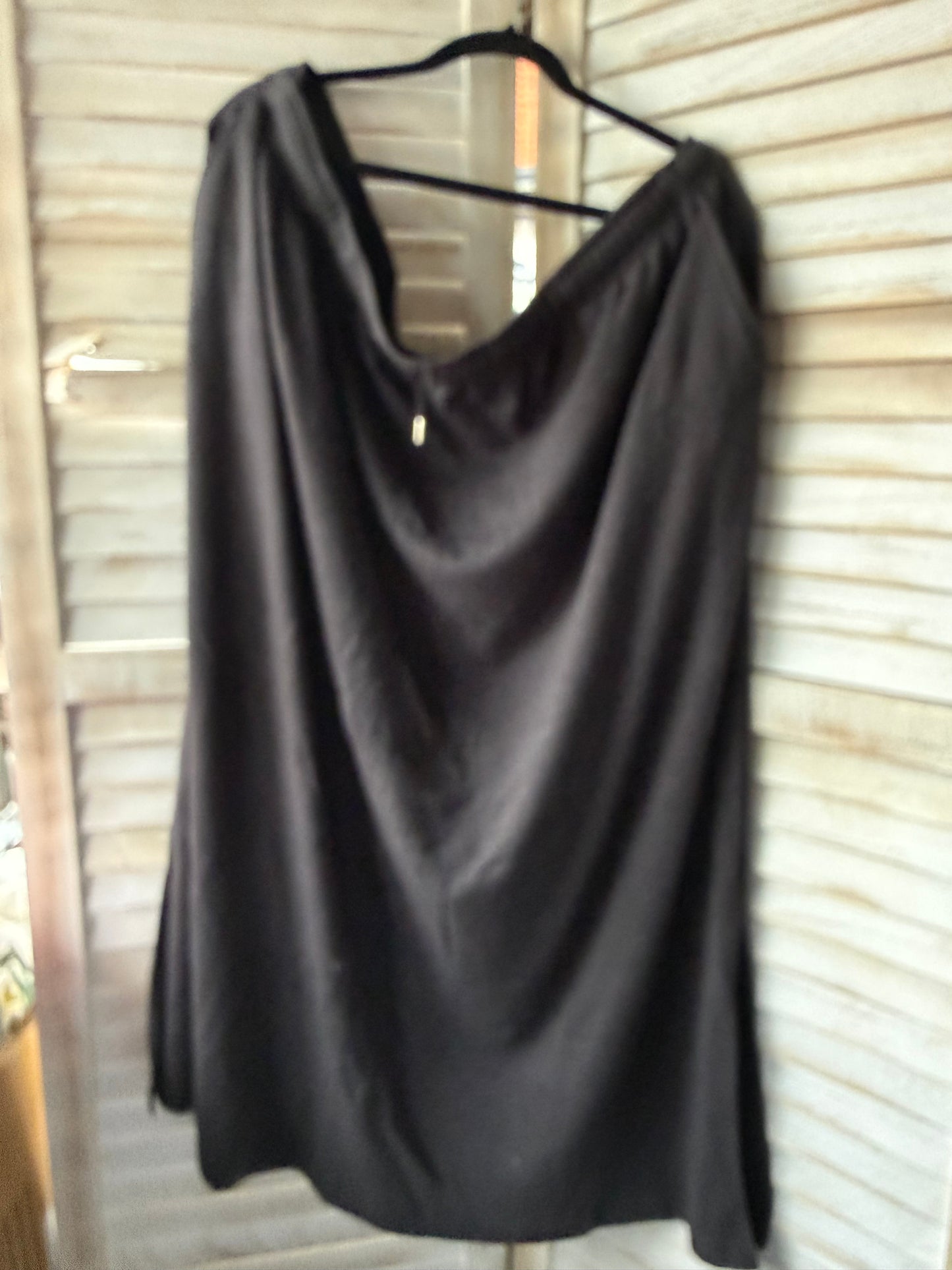 Woman Within Grey Maxi Skirt