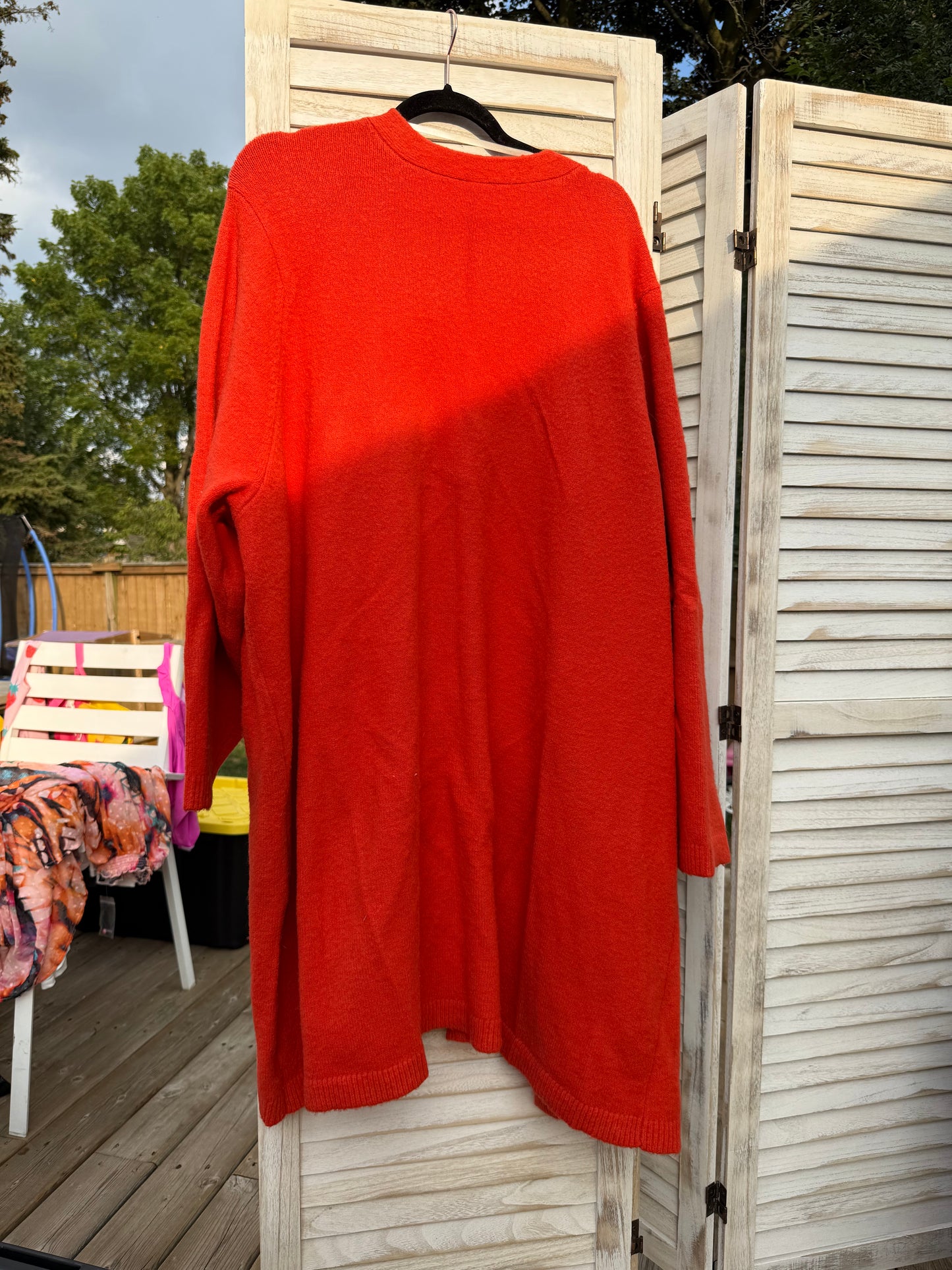 Torrid Orange Cardigan