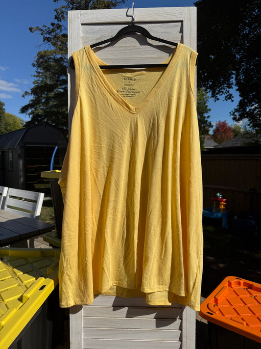 Torrid Yellow Tank Top