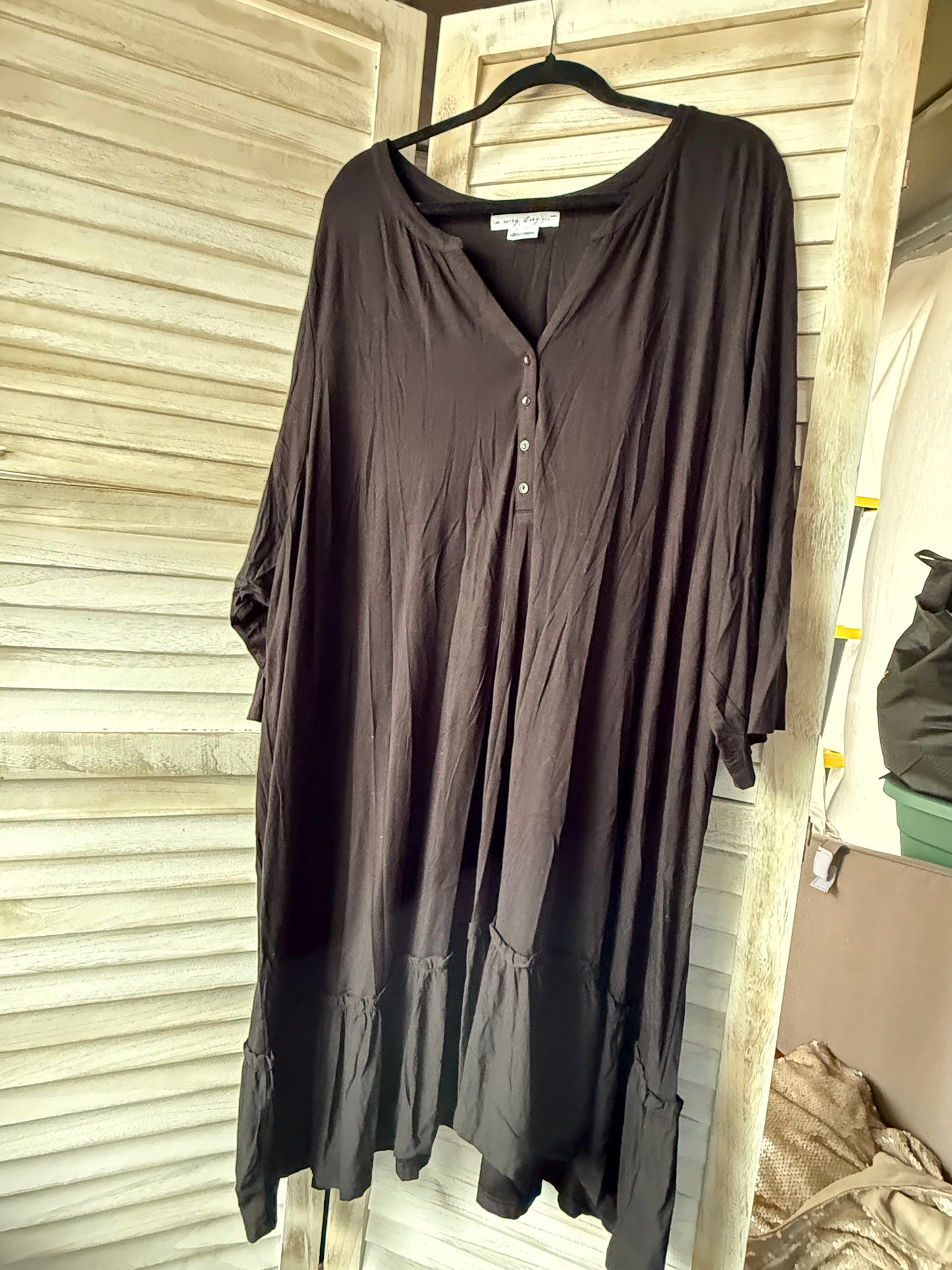 PENN Black T-Shirt Dress