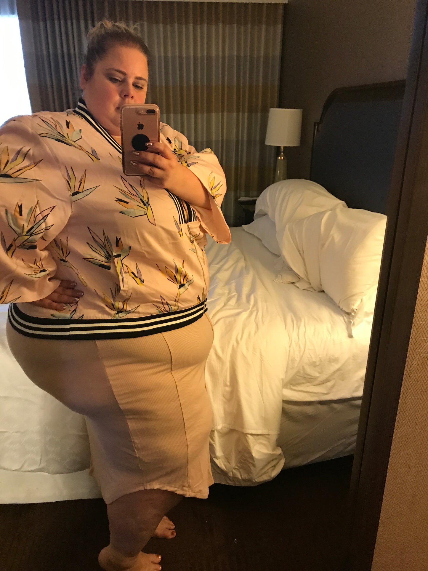 PREMME Pink Bomber Jacket