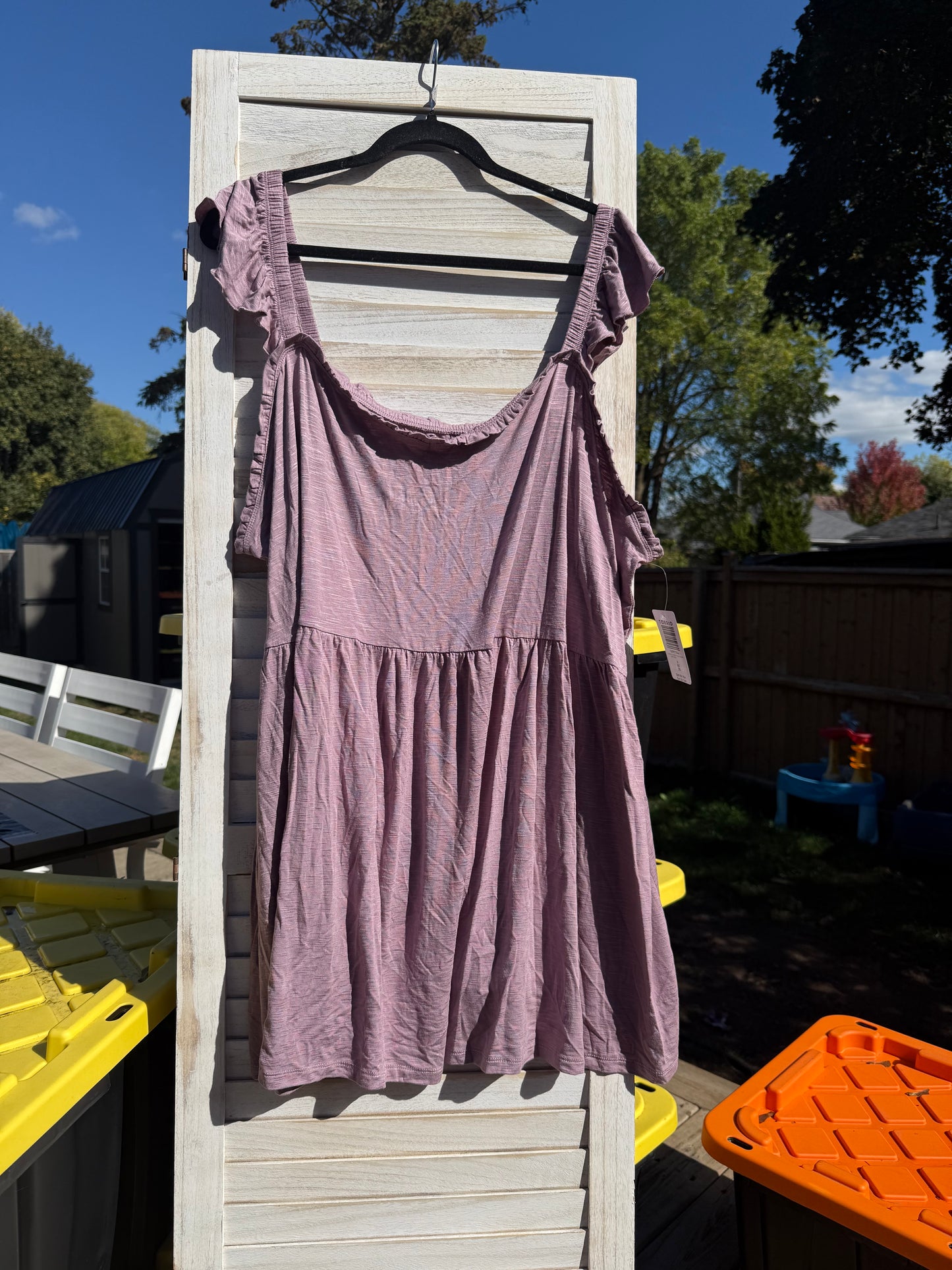 Torrid Mauve Ruffle Top