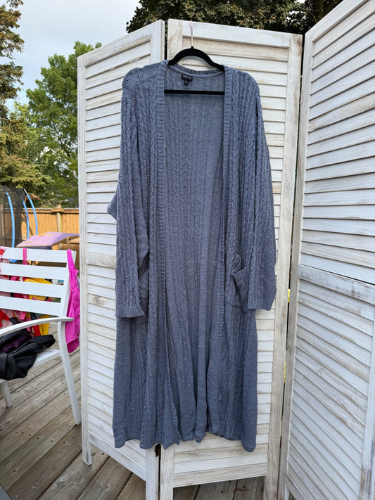 Torrid Blue Grey Cardigan