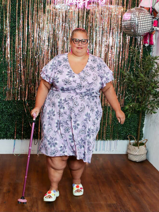 Lane Bryant Lavender Dress