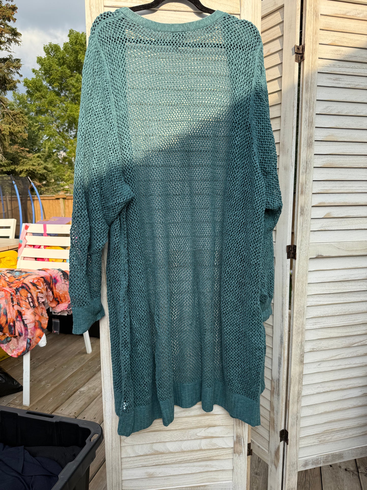 Torrid Green Cardigan