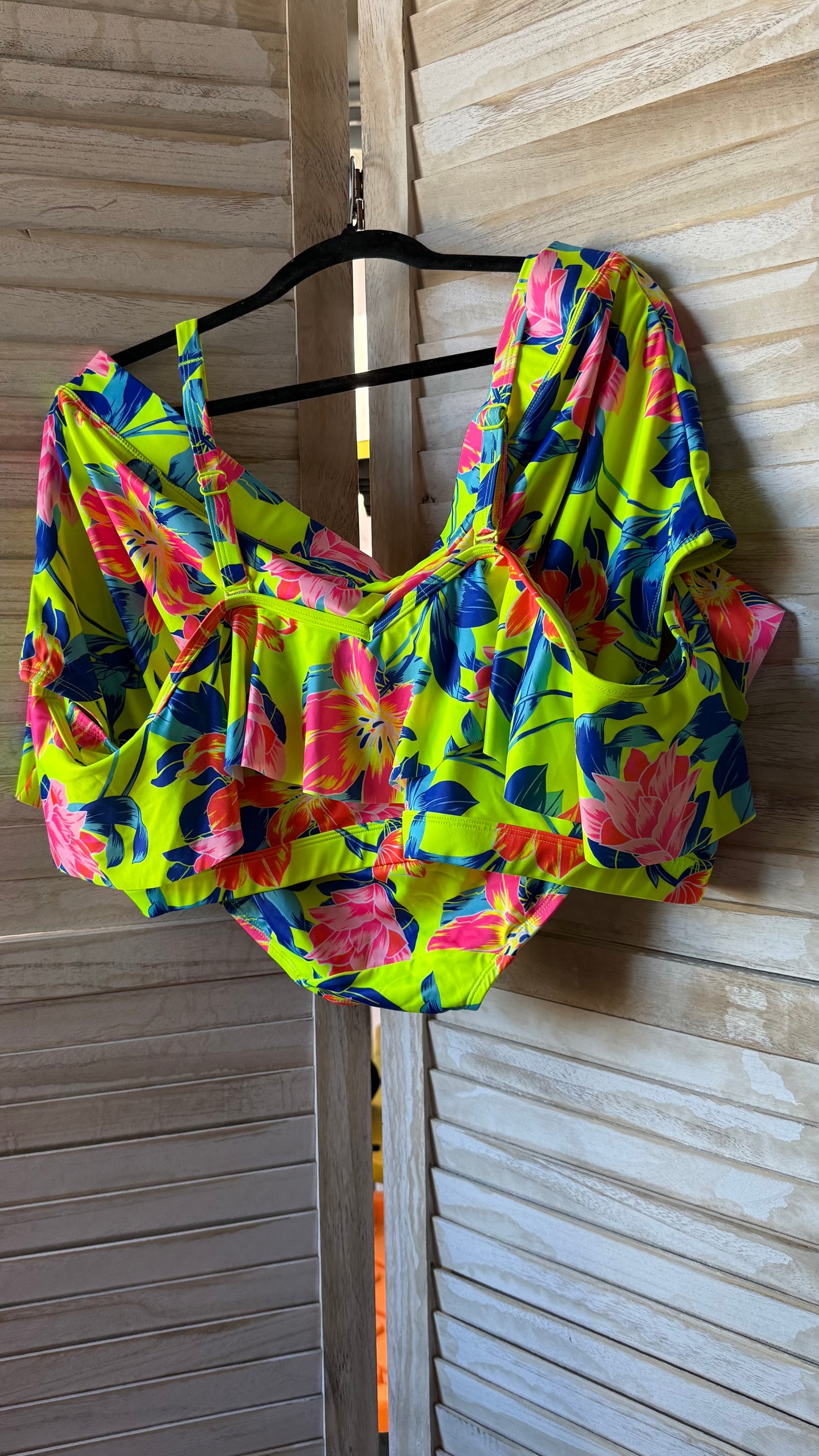 Lane Bryant Neon Print Bikini