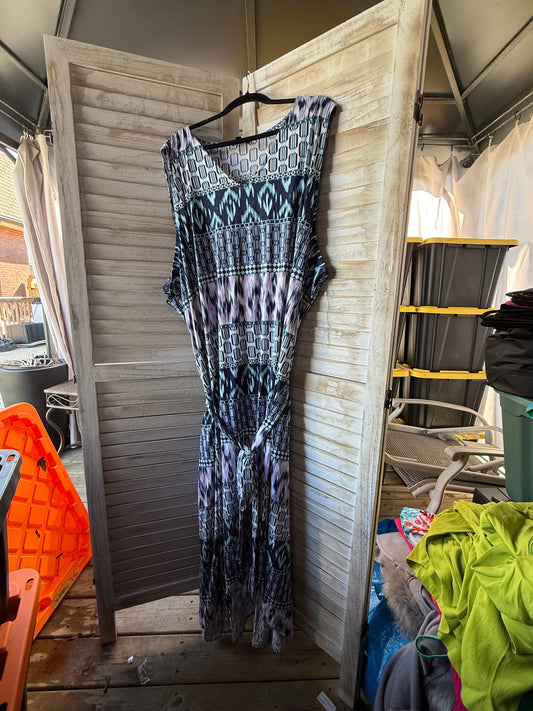 Lane Bryant Print Maxi Dress