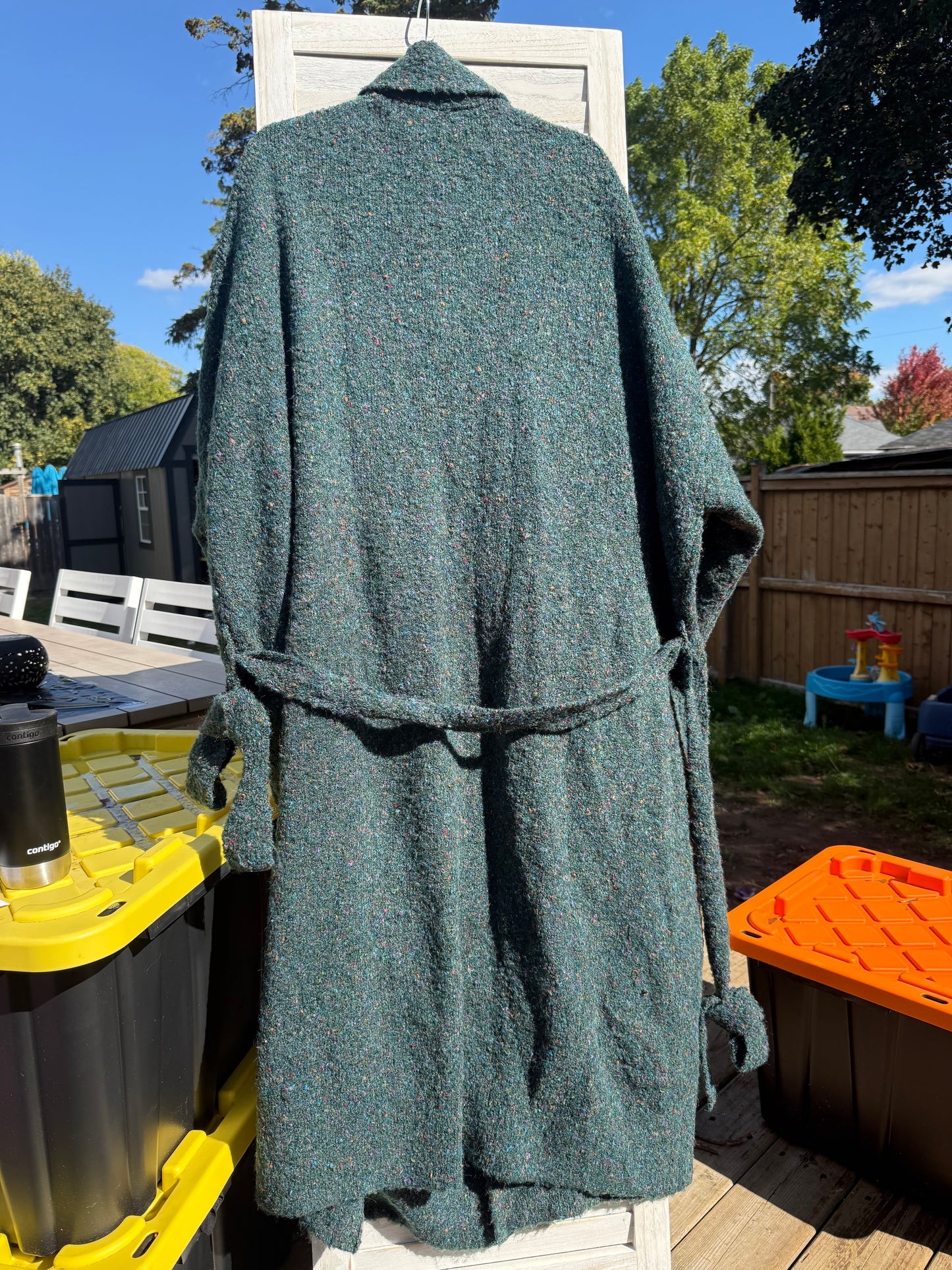ModCloth Green Duster Sweater
