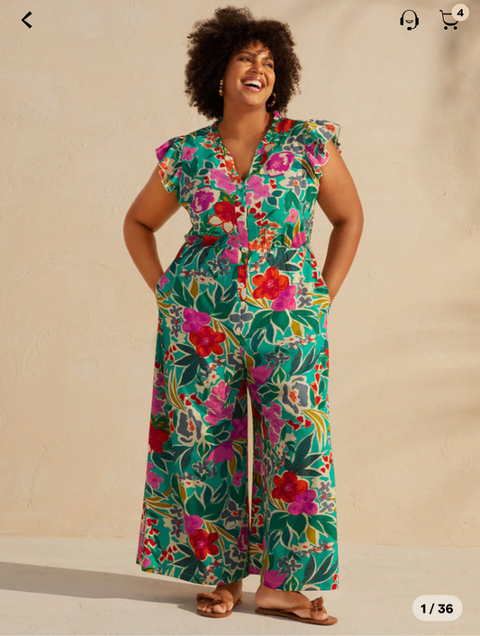 BloomChic Sunkissed Floral Print Jumpsuit