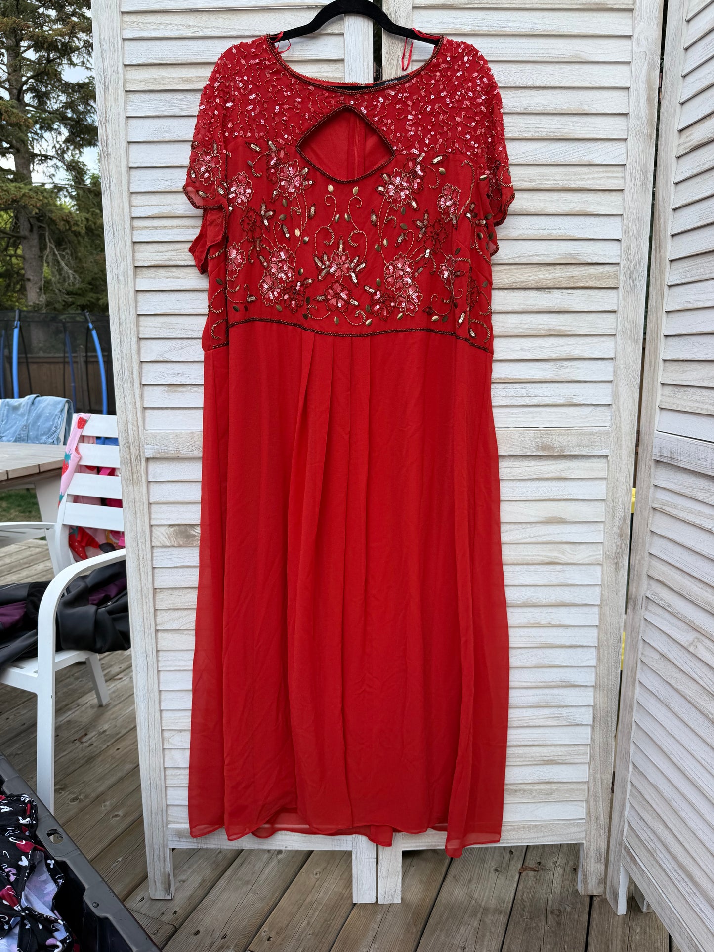 Joanna Hope Orange Formal Dress