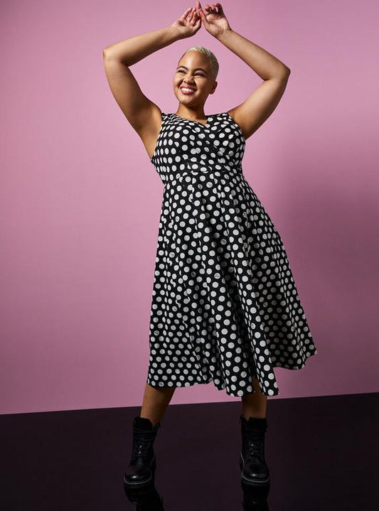 Torrid x Betsey Johnson Polka Dot Dress